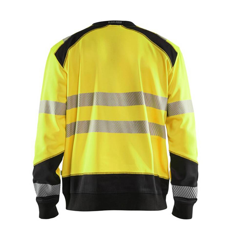 Sweat haute visibilité Blaklader poche kangourou Jaune / Noir 4XL-1