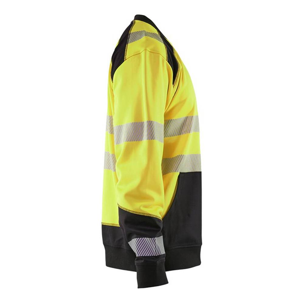 Sweat haute visibilité Blaklader poche kangourou Jaune / Noir 4XL-2