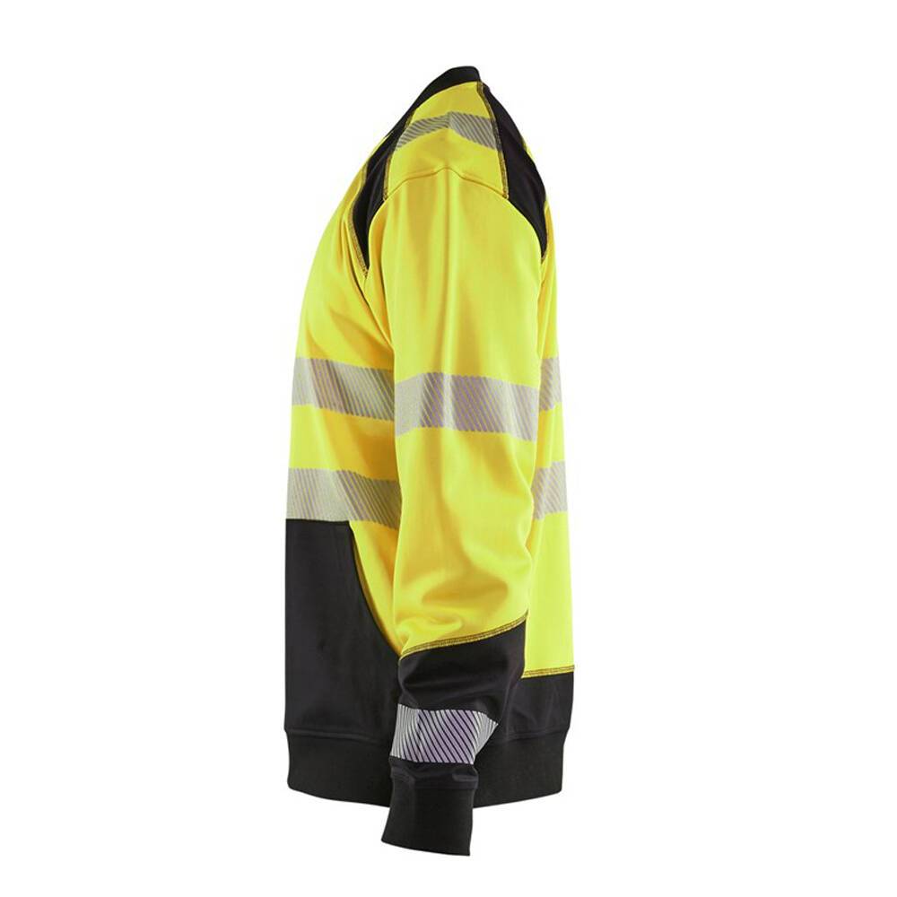 Sweat haute visibilité Blaklader poche kangourou Jaune / Noir 4XL-3