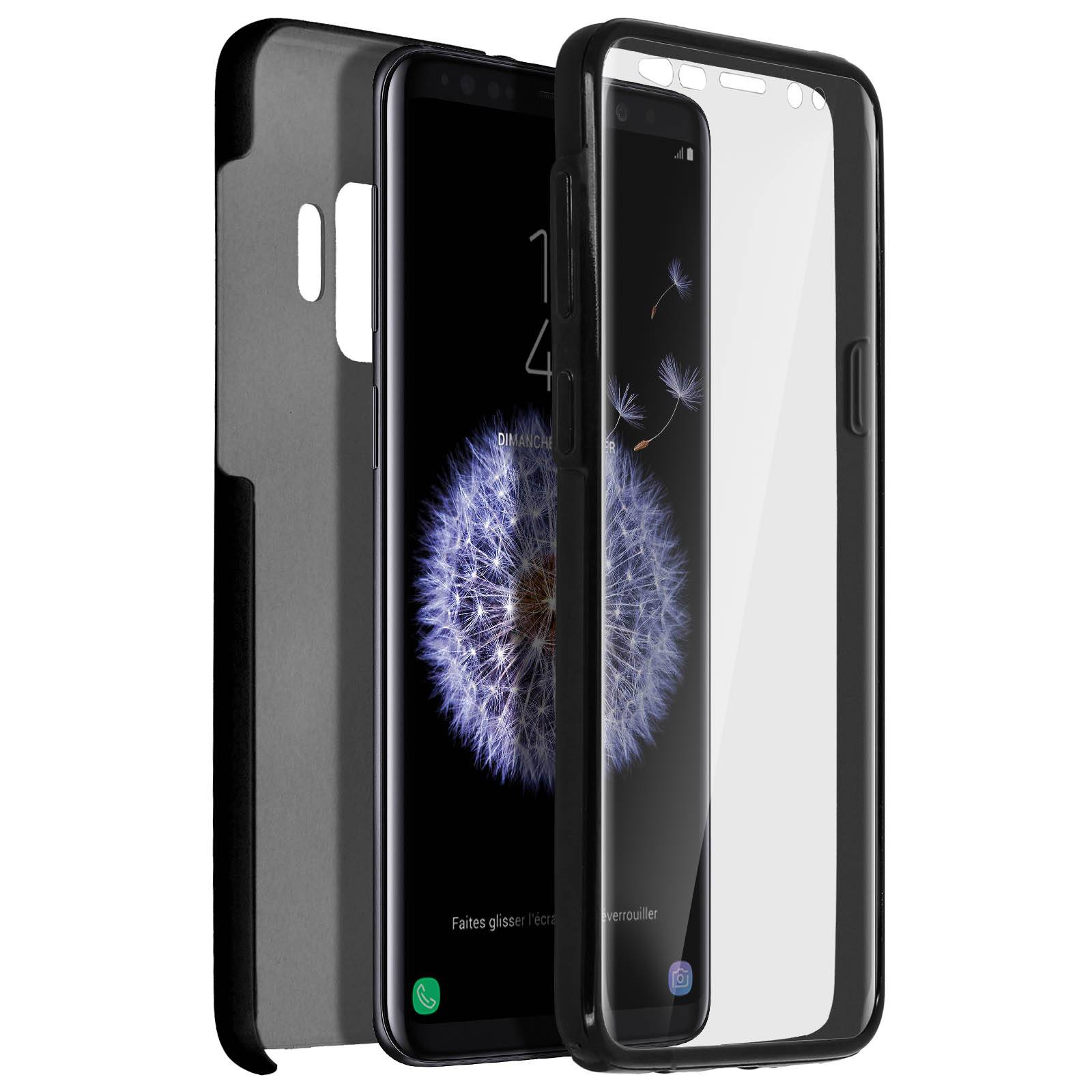 Coque pour Samsung Galaxy S9 Protection Silicone + Arrière Polycarbonate-0