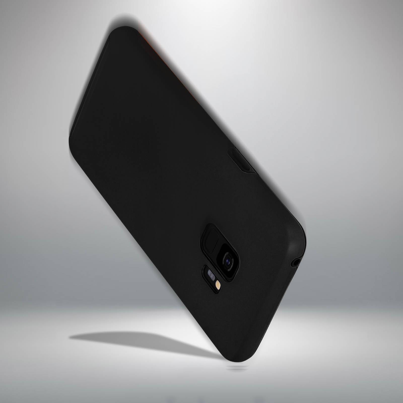 Coque pour Samsung Galaxy S9 Protection Silicone + Arrière Polycarbonate-4