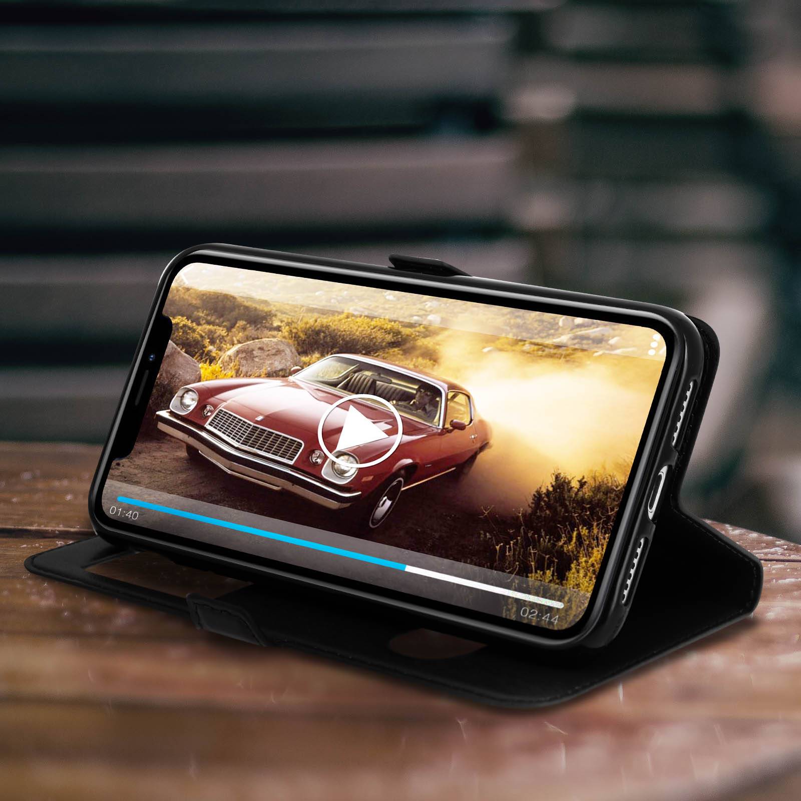 Housse pour iPhone XR Étui Double Fenêtre Coque Silicone-3