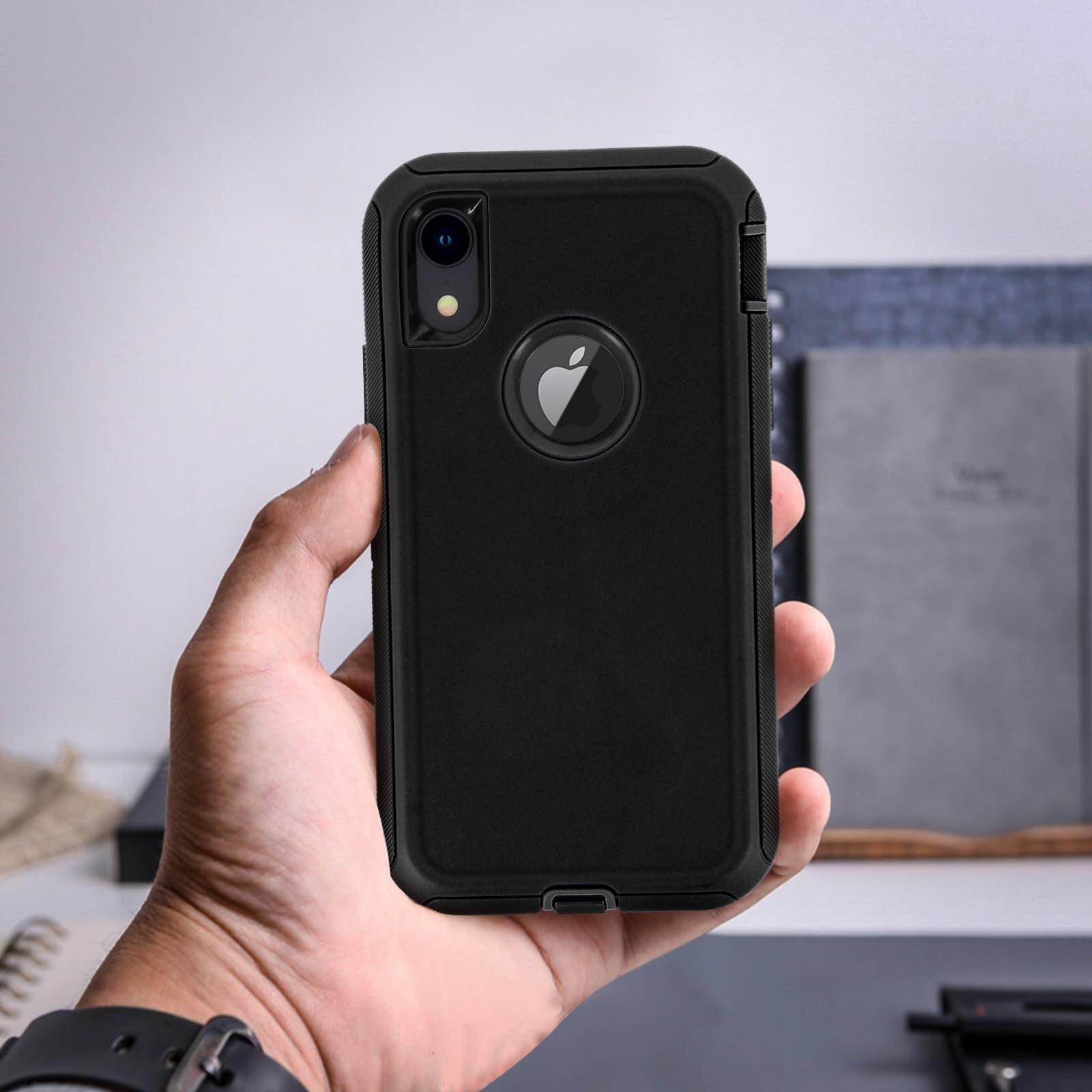 Coque pour iPhone XR Protection Rigide Multi-couches Bumper Antichocs-3