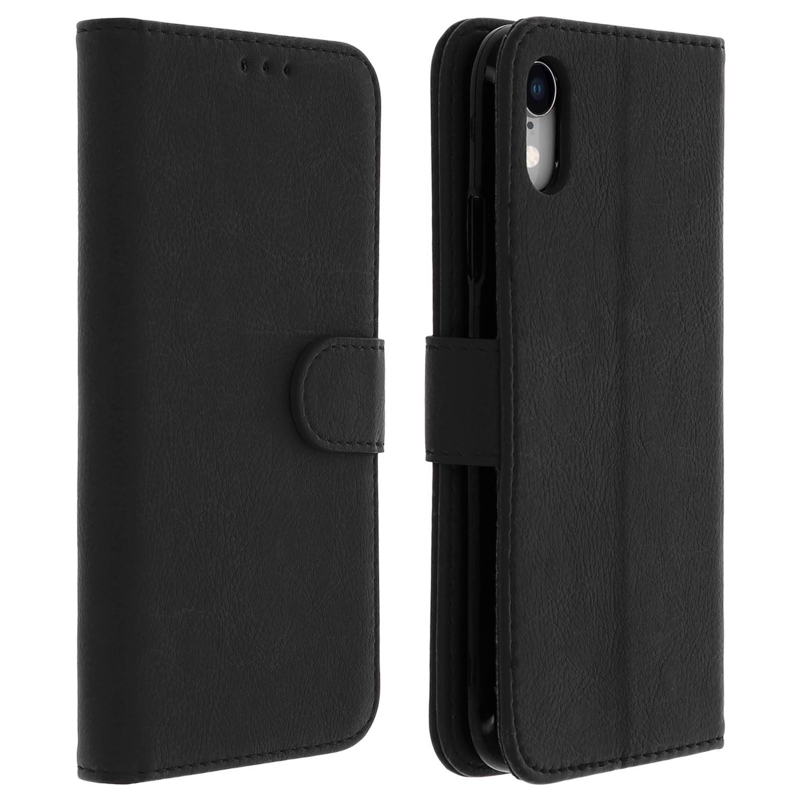 Housse pour iPhone XR Étui Clapet Porte-carte Fonction Support Vidéoe-0