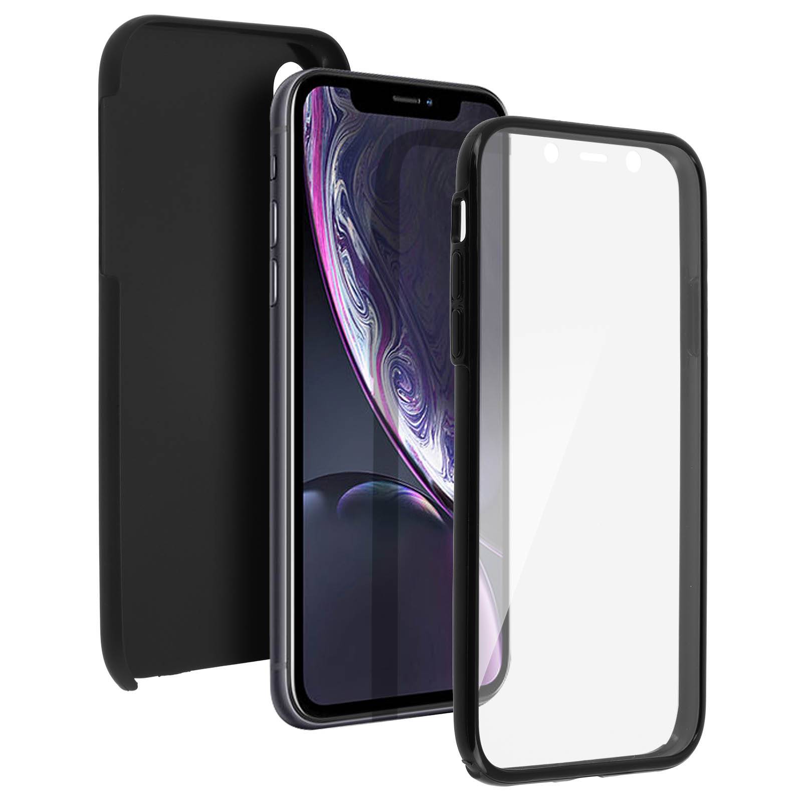 Coque pour iPhone XR Protection Silicone + Arrière Polycarbonate-0