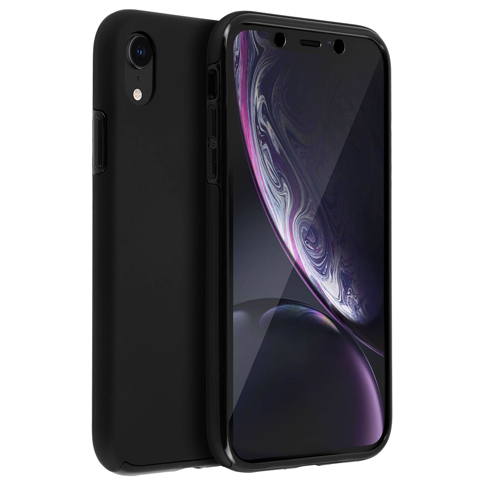 Coque pour iPhone XR Protection Silicone + Arrière Polycarbonate-1