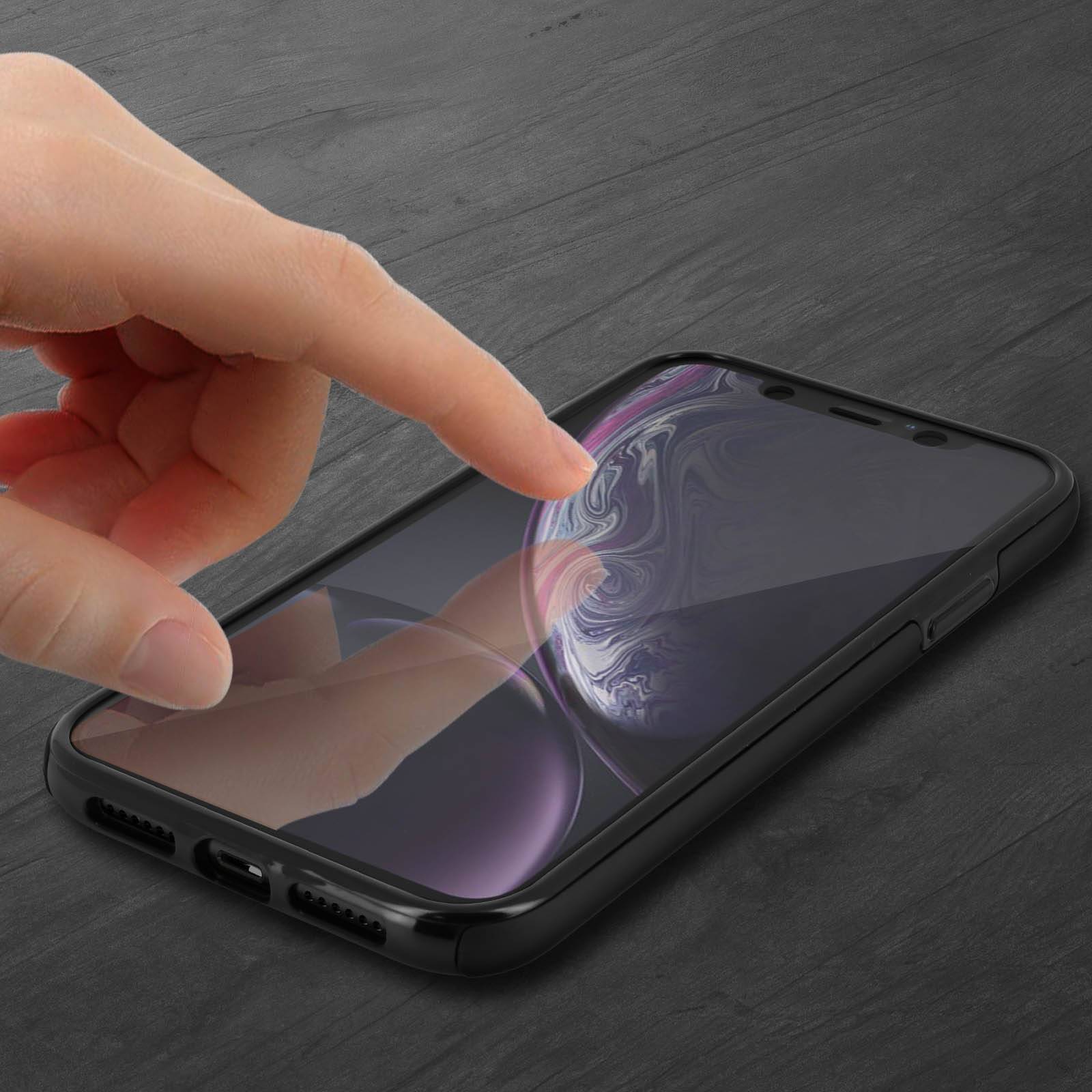 Coque pour iPhone XR Protection Silicone + Arrière Polycarbonate-2