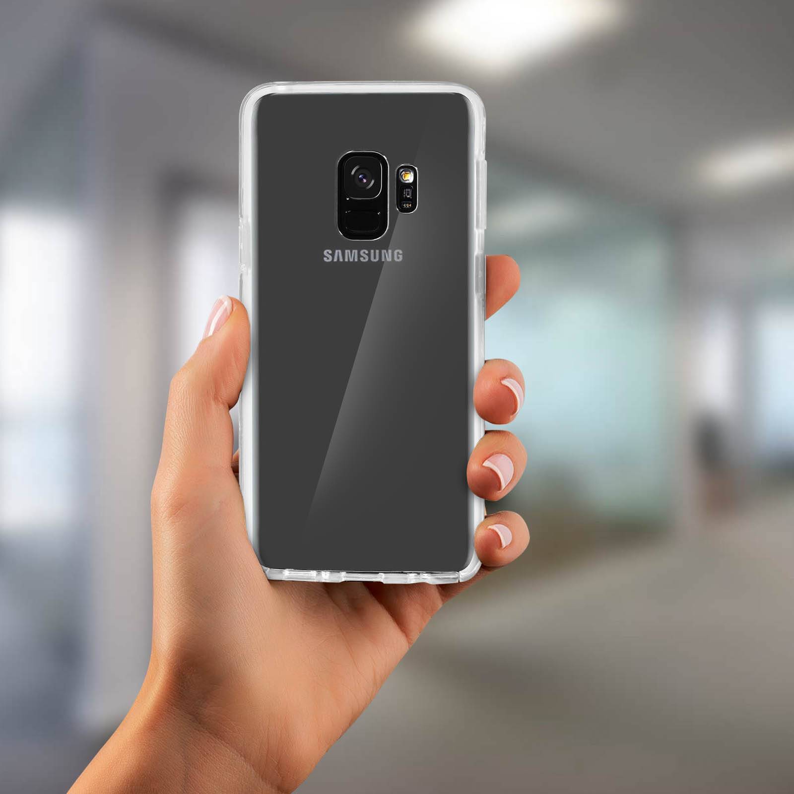 Coque Galaxy S9 Protection Silicone + Arrière Polycarbonate-3