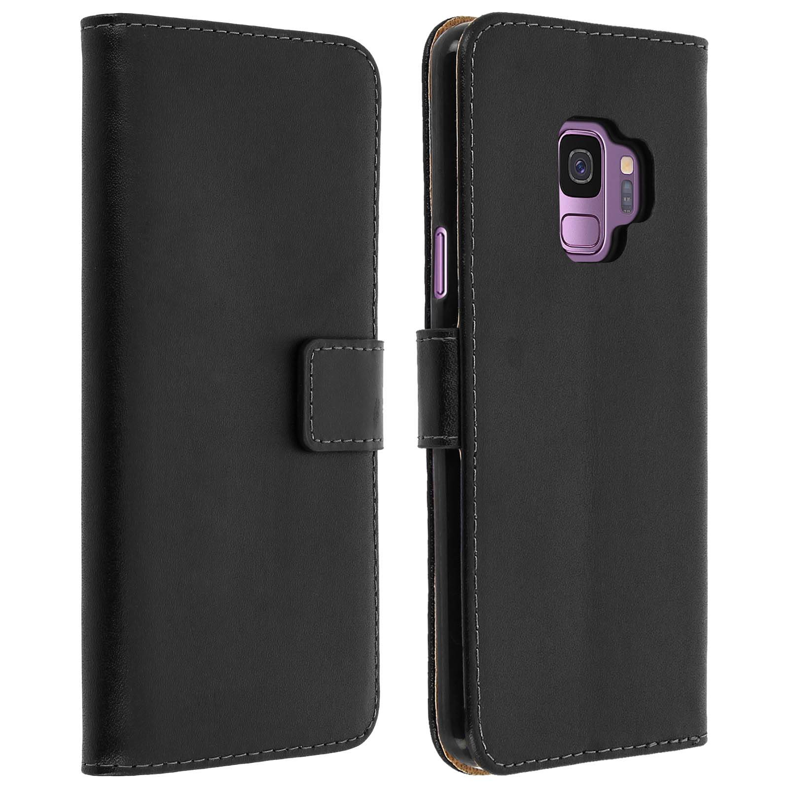Étui pour Samsung Galaxy S9 Housse cuir folio portefeuille fonction support Coque Gel-1