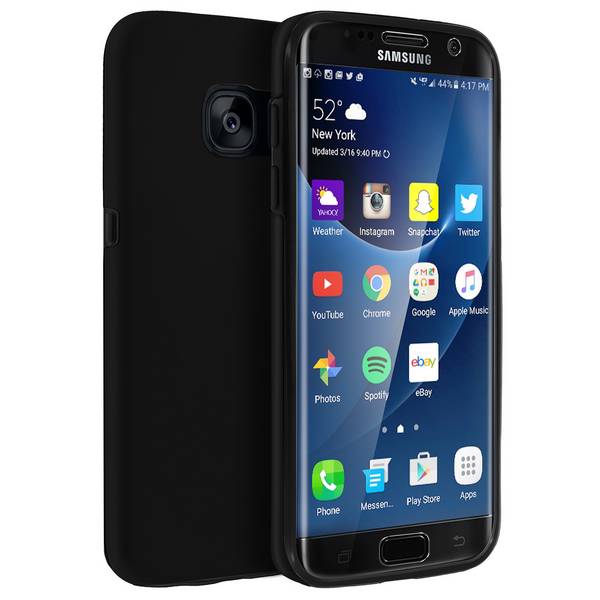 Coque pour Samsung Galaxy S7 Edge Protection Avant Silicone + Arrière Polycarbonate