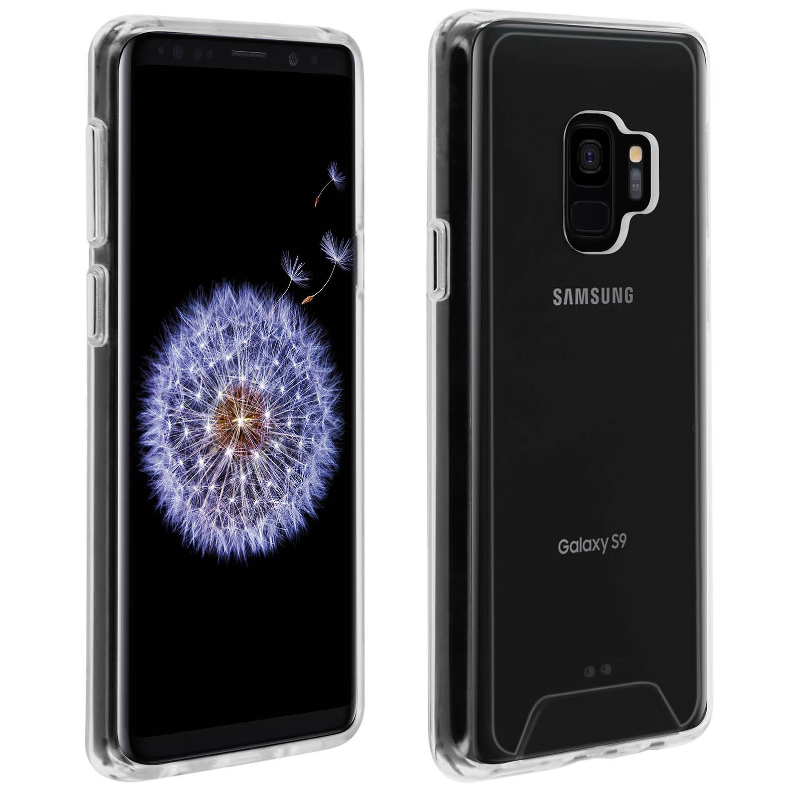 Coque Samsung Galaxy S9 Protection Cristal Bi-matière Antichocs-0