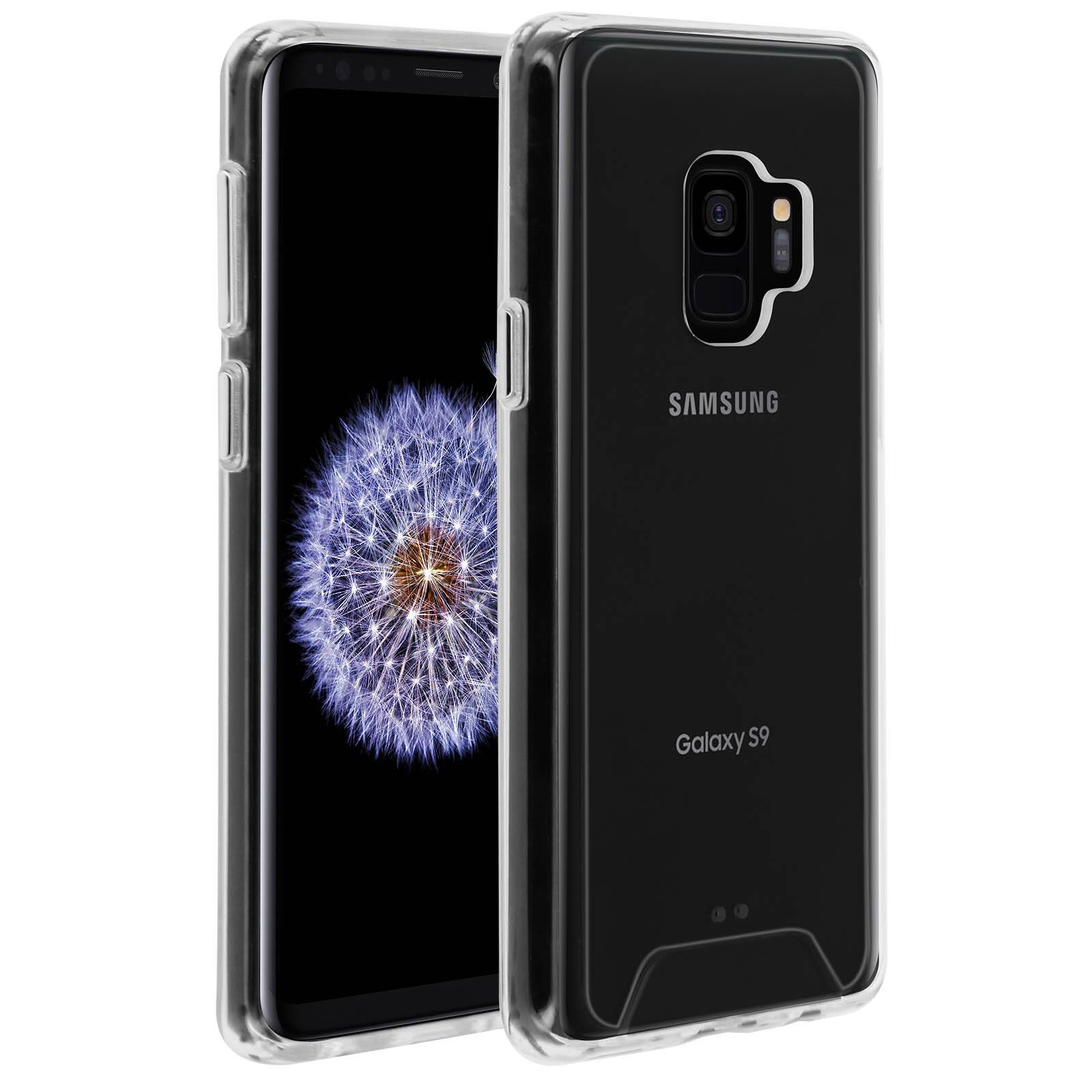 Coque Samsung Galaxy S9 Protection Cristal Bi-matière Antichocs-1