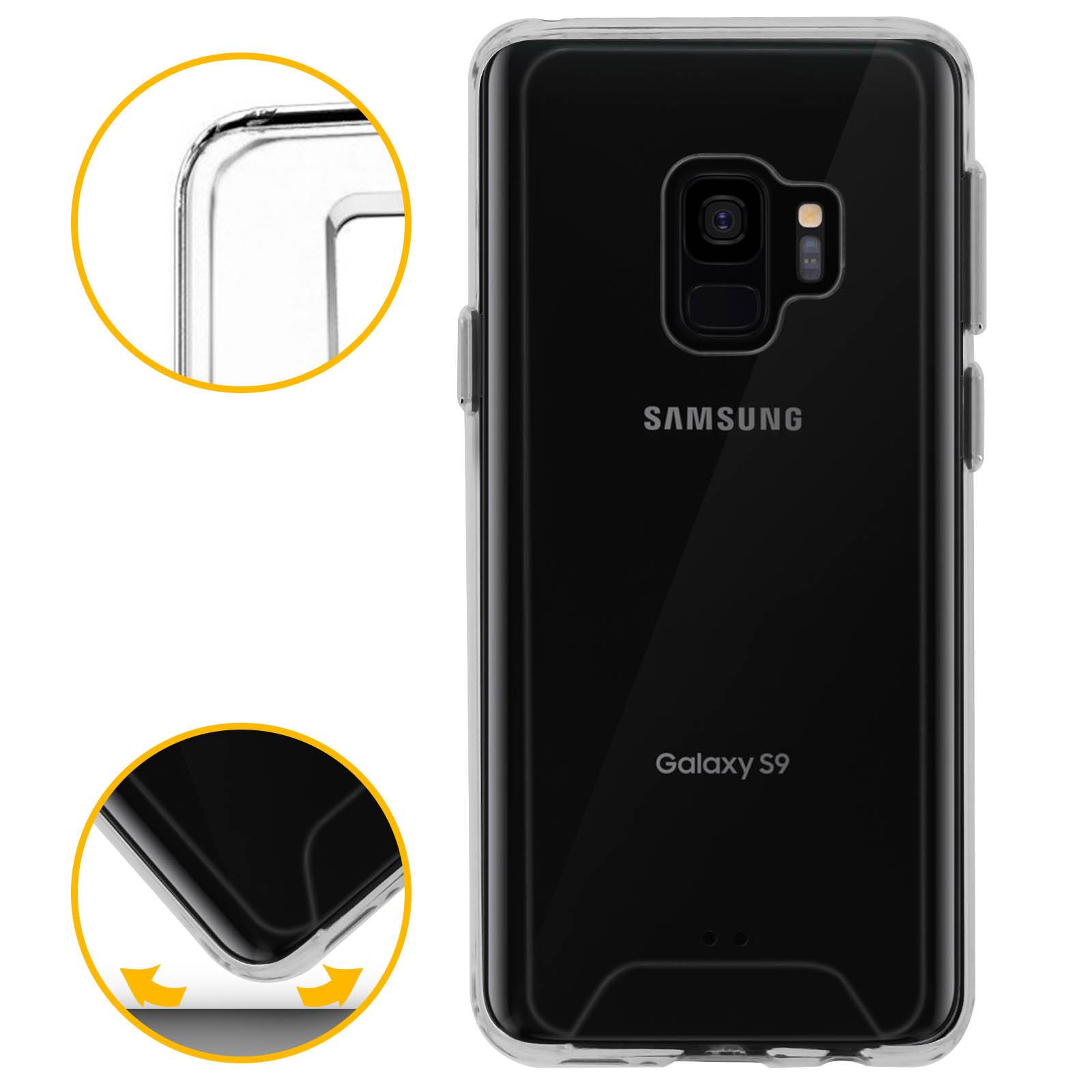 Coque Samsung Galaxy S9 Protection Cristal Bi-matière Antichocs-4