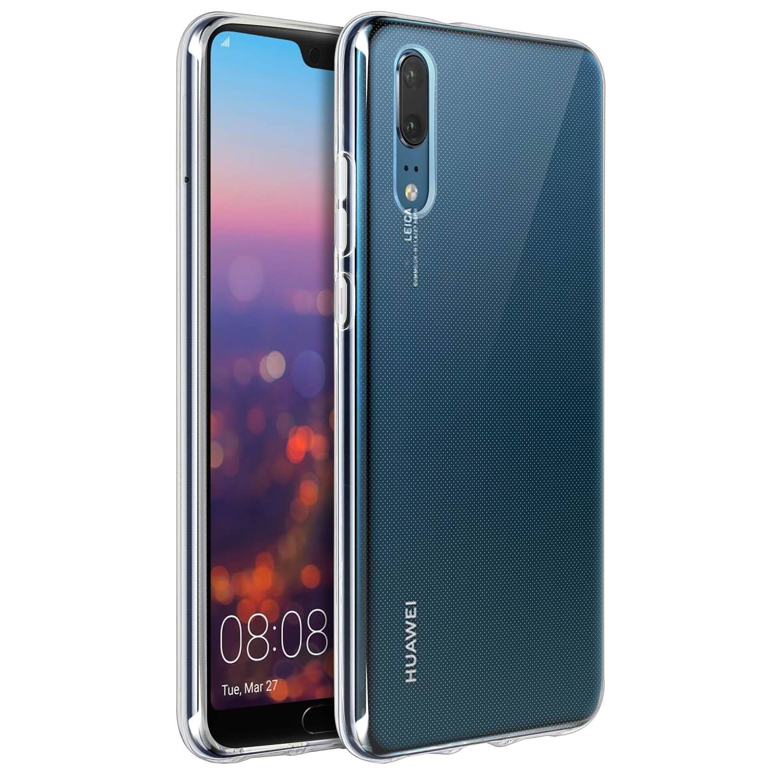 Coque Huawei P20 Protection silicone gel souple Antirayures-0