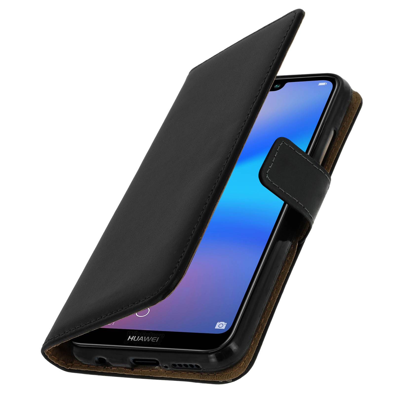 Étui pour Huawei P20 Lite Housse cuir portefeuille clapet Coque Silicone-1