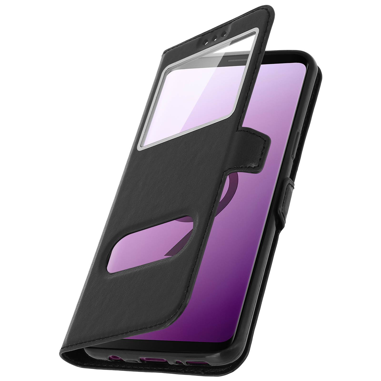 Housse pour Samsung Galaxy S9 Étui Double Fenêtre Coque Silicone Gel-1