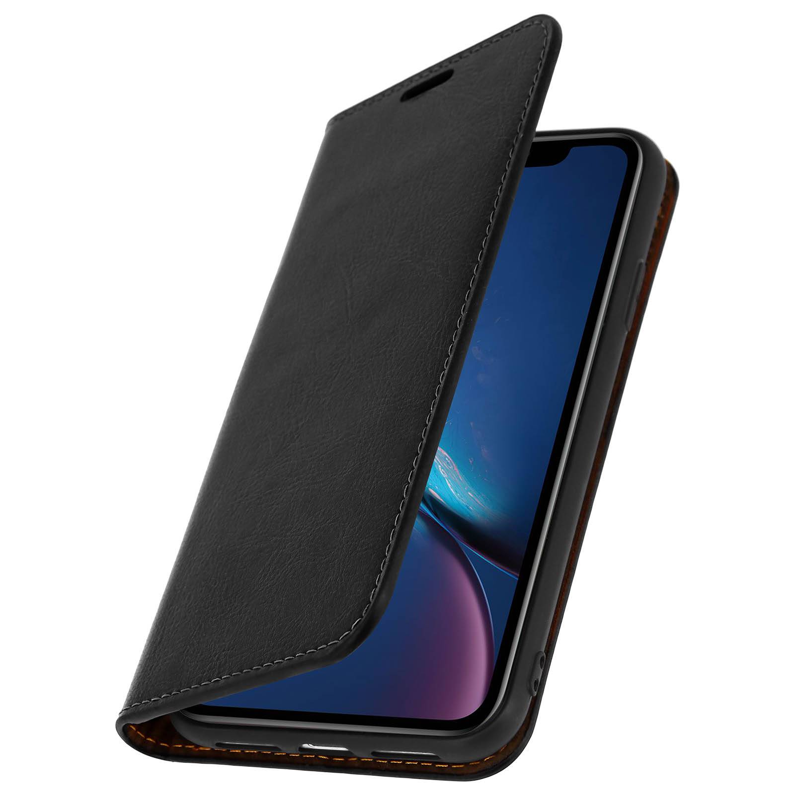 Étui pour iPhone XR Housse Cuir Portefeuille Fonction Support-1