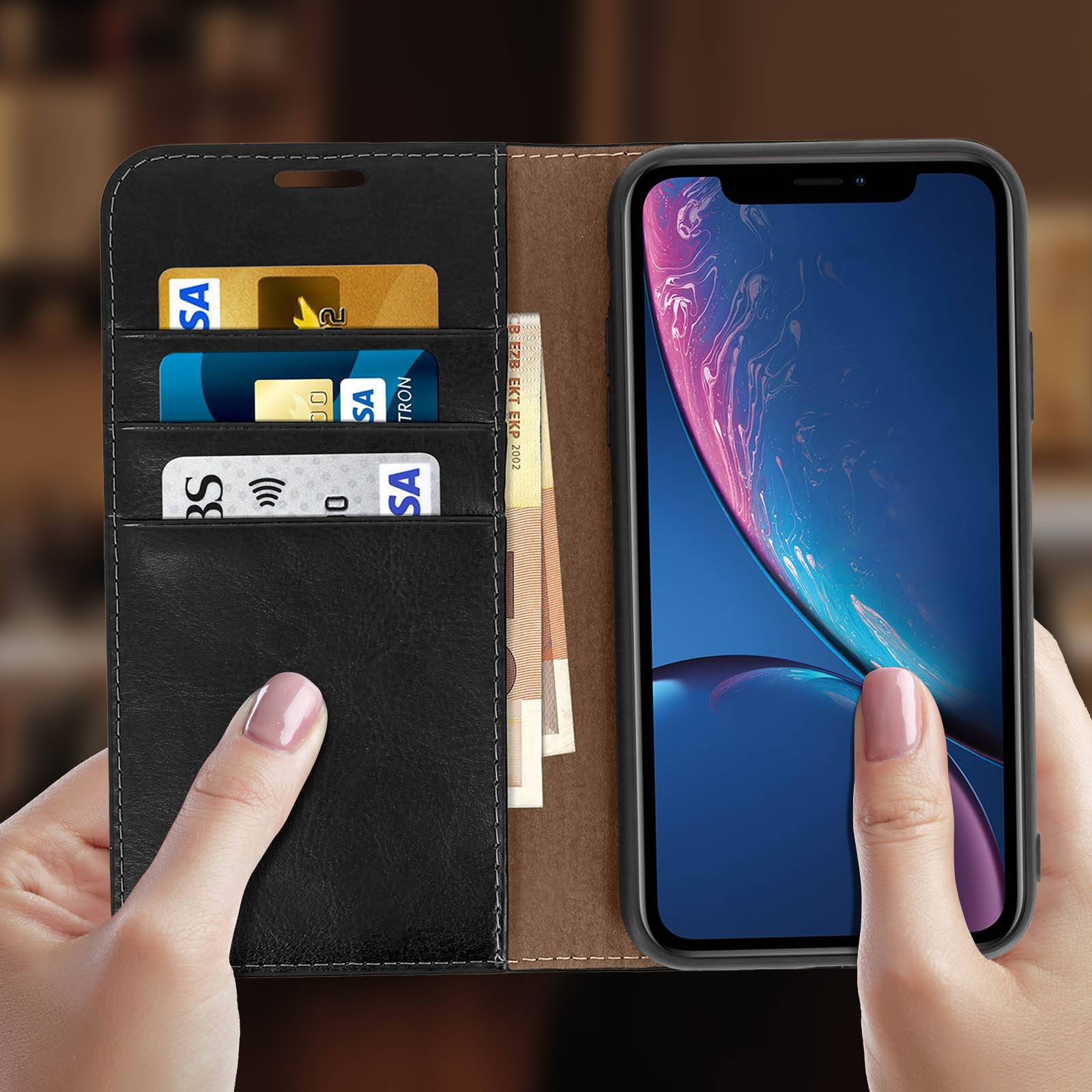 Étui pour iPhone XR Housse Cuir Portefeuille Fonction Support-2