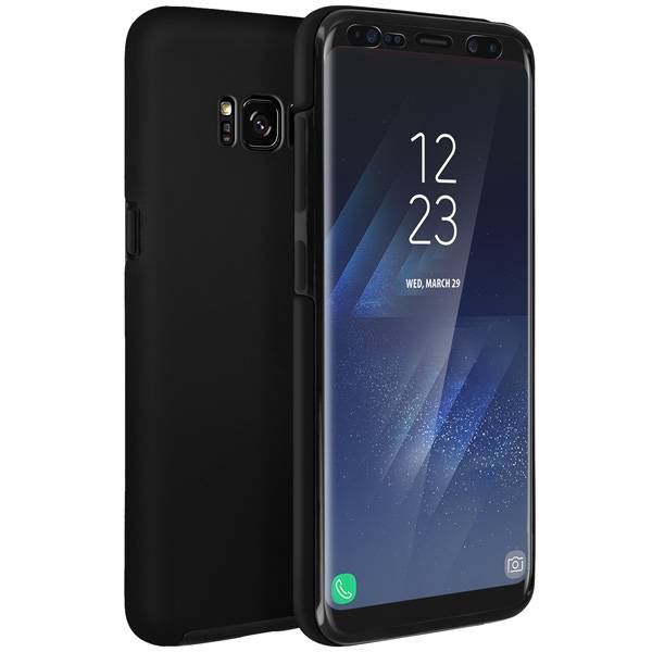 Coque pour Samsung Galaxy S8 Protection Avant Silicone + Arrière Polycarbonate-0