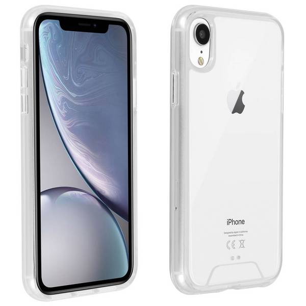 Coque Apple iPhone XR Coque Cristal Bi-matière