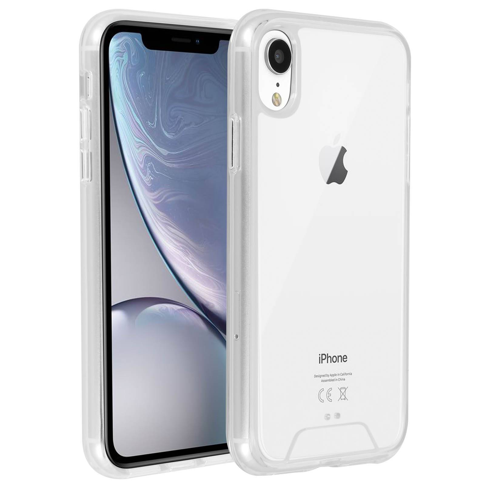 Coque Apple iPhone XR Coque Cristal Bi-matière-1
