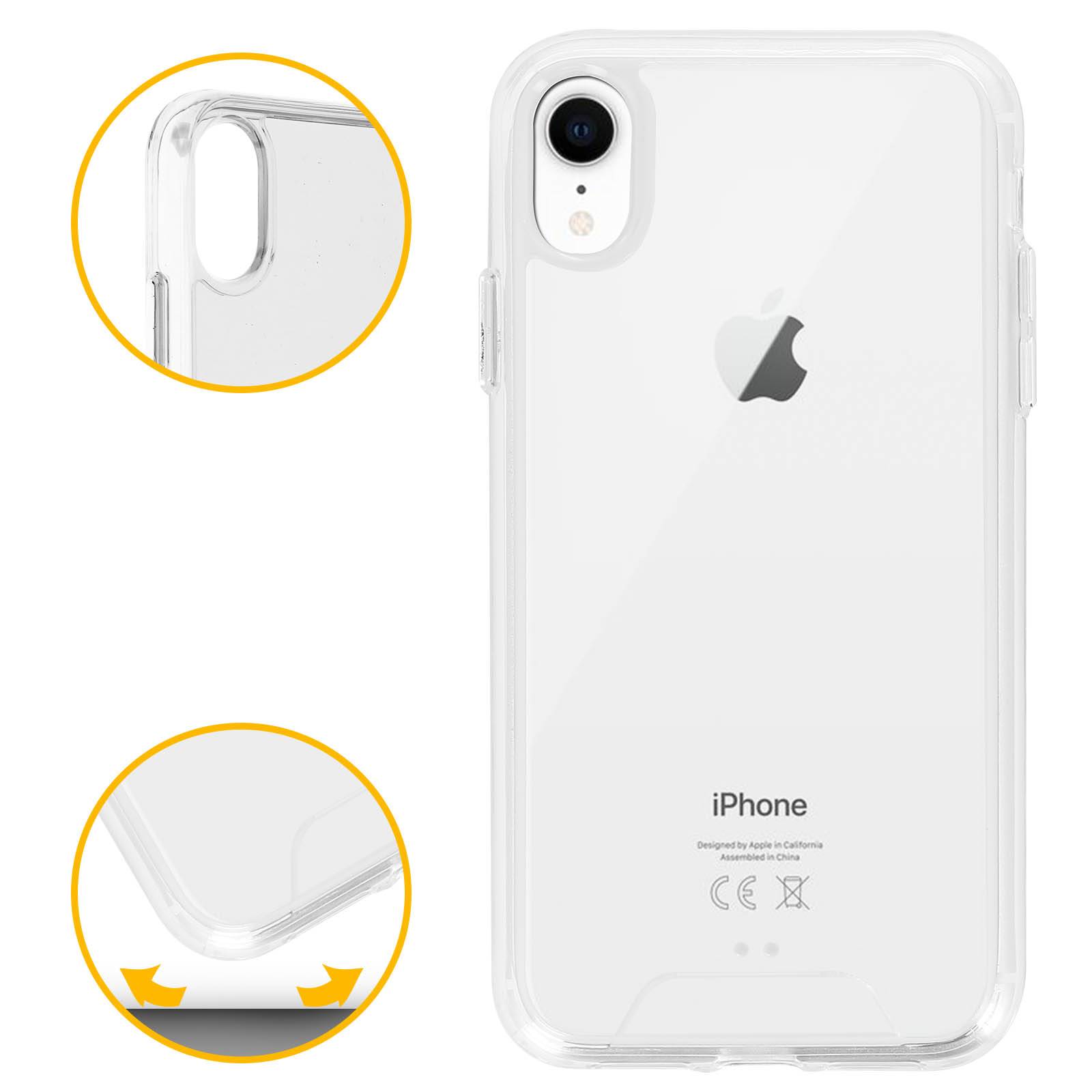 Coque Apple iPhone XR Coque Cristal Bi-matière-4