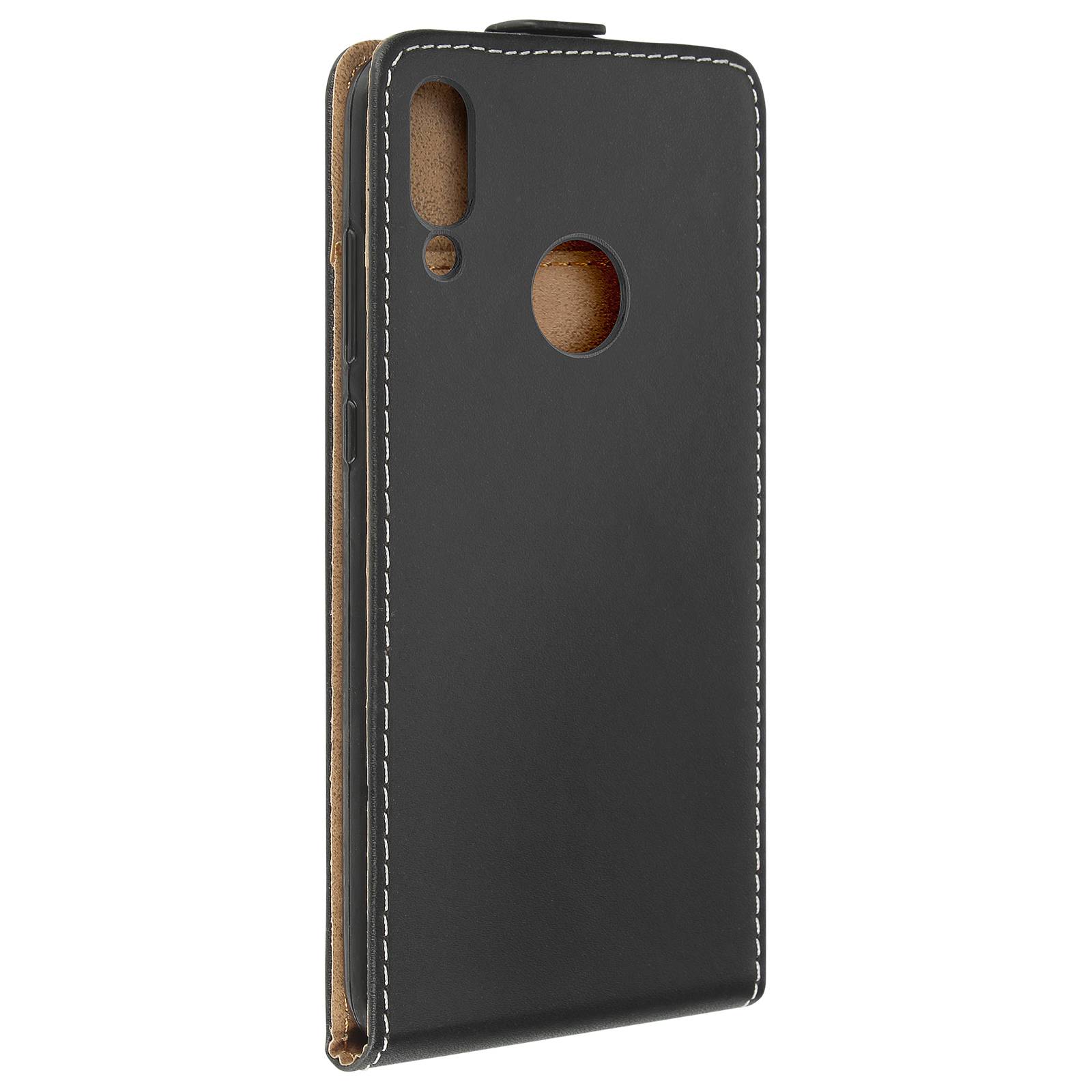 Étui pour Huawei P20 Lite Housse Clapet Vertical Porte-carte Coque Silicone gel-1