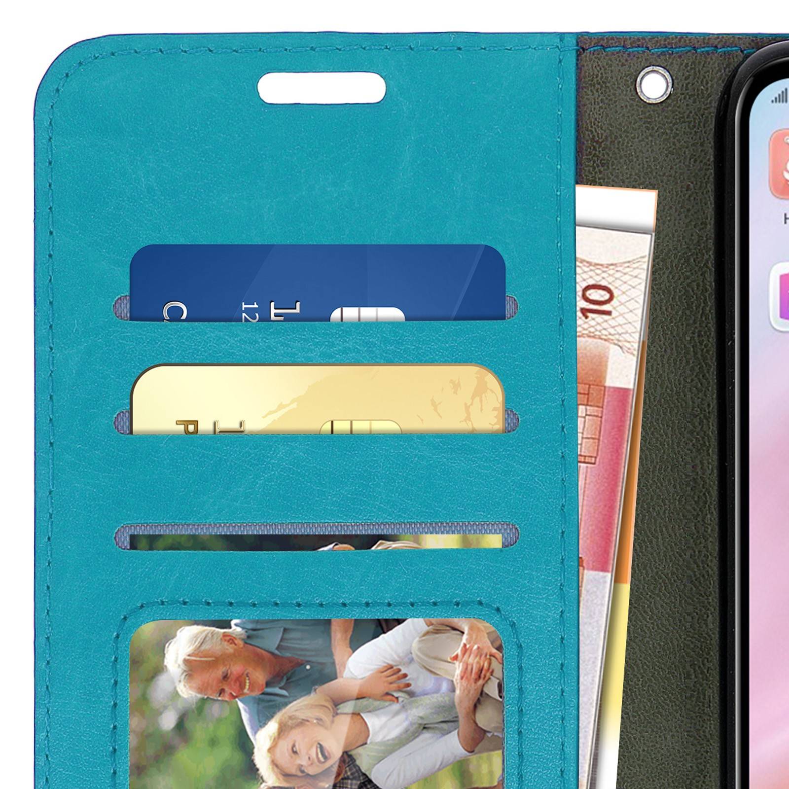 Housse pour Huawei P20 Lite Etui Folio Portefeuille Clapet Fonction Support-2