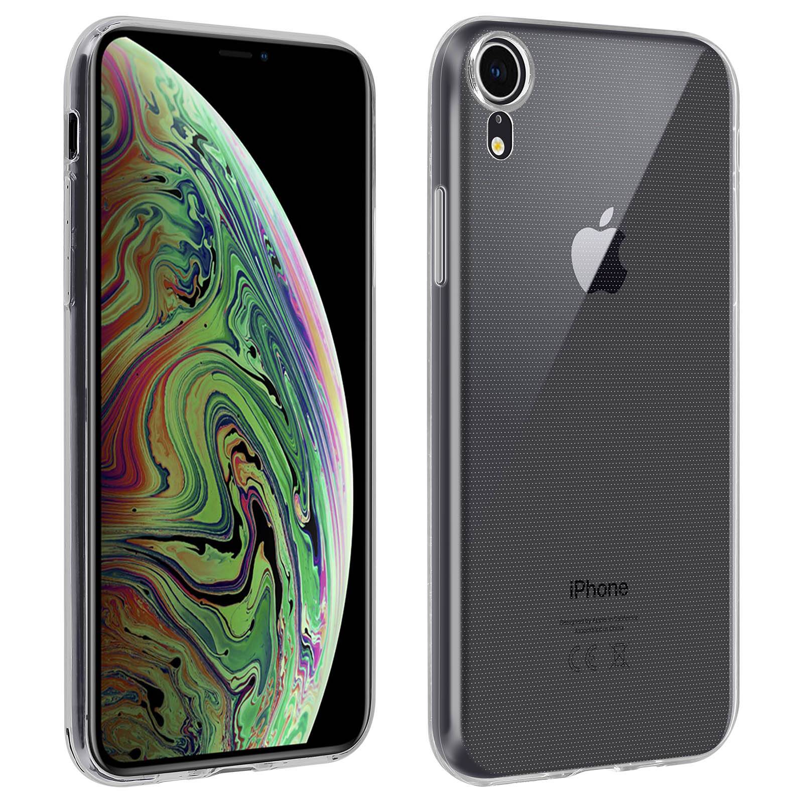 Coque Arrière + Film Verre Trempé écran pour iPhone XR Contour-0