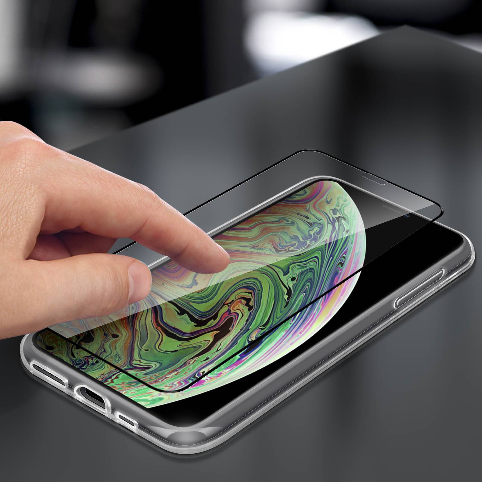 Coque Arrière + Film Verre Trempé écran pour iPhone XR Contour-2