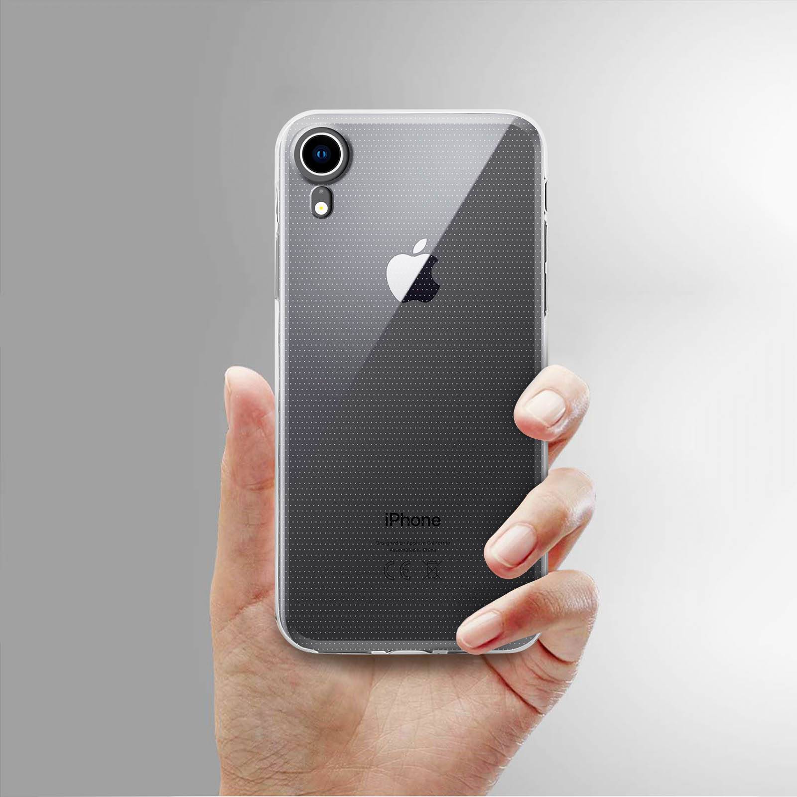 Coque Arrière + Film Verre Trempé écran pour iPhone XR Contour-3