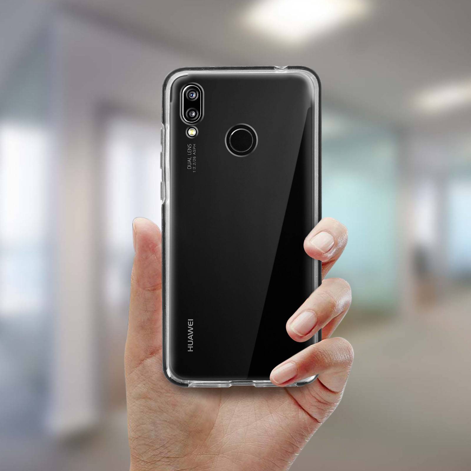 Coque Huawei P20 Lite Protection Silicone + Arrière Polycarbonate-2