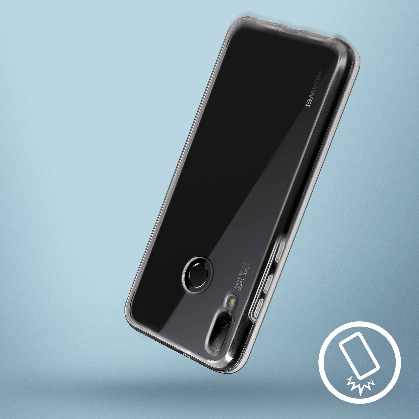 Coque Huawei P20 Lite Protection Silicone + Arrière Polycarbonate-3