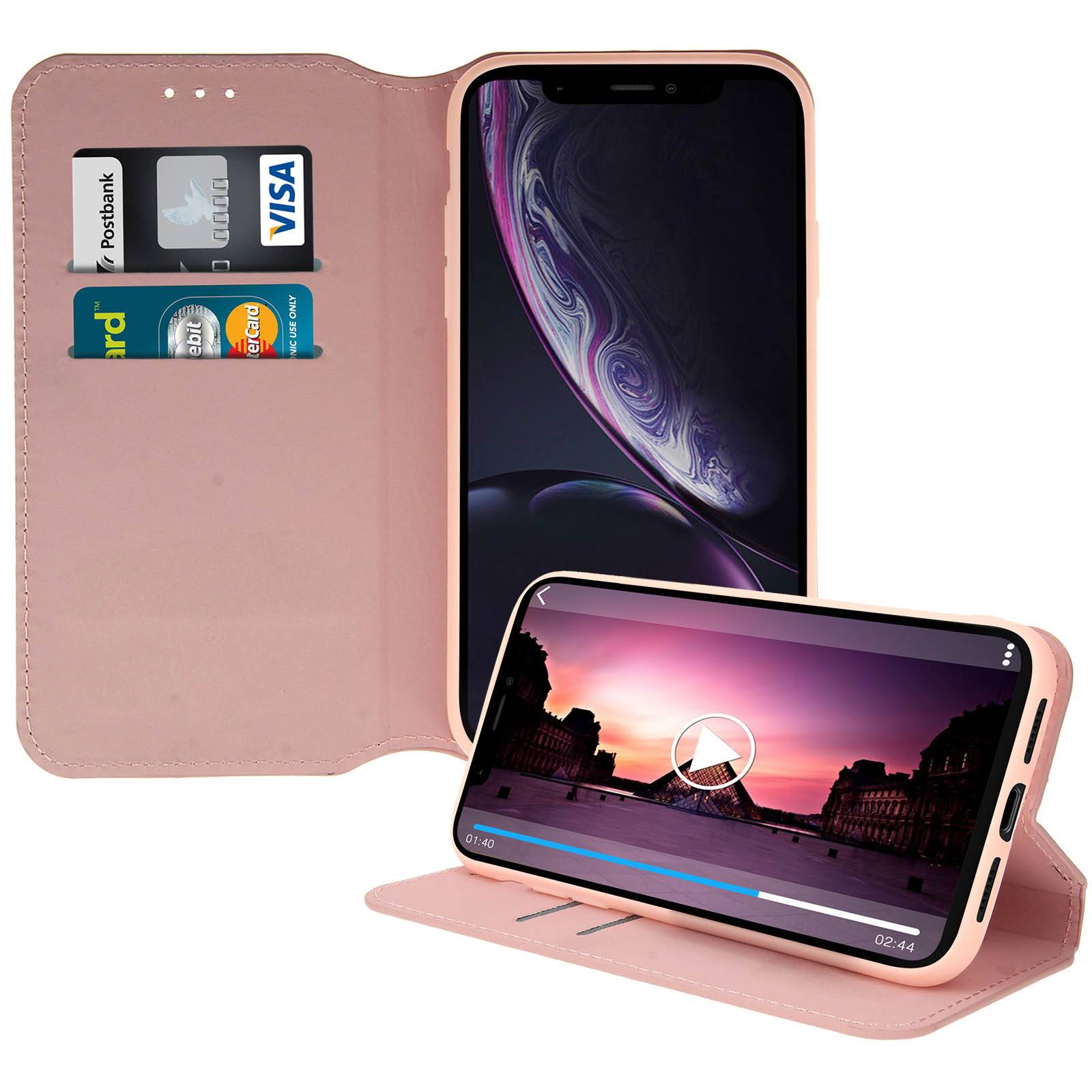 Housse pour iPhone XR Étui folio Porte-cartes Fonction support-1