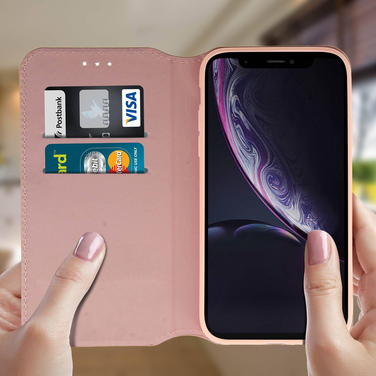 Housse pour iPhone XR Étui folio Porte-cartes Fonction support-2
