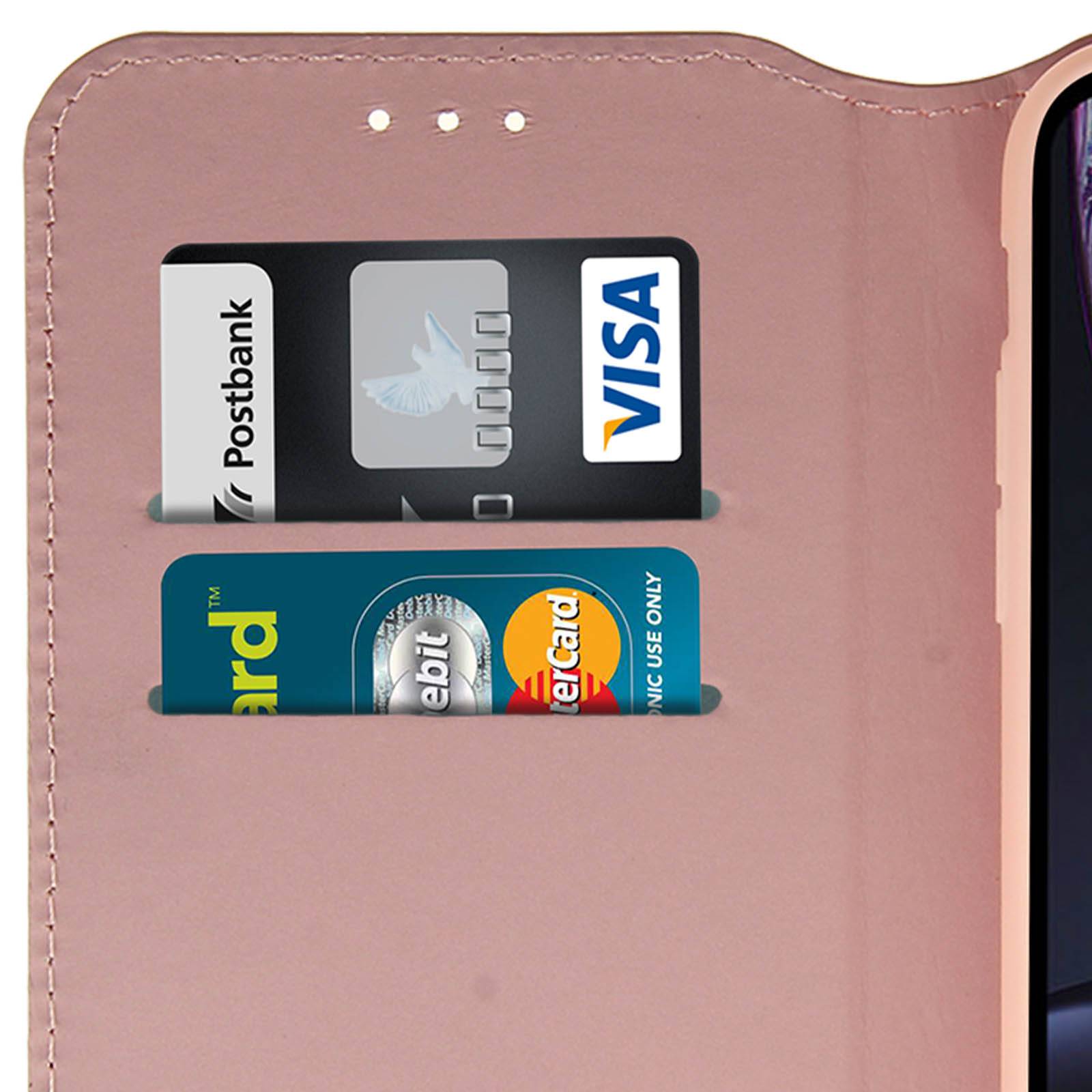 Housse pour iPhone XR Étui folio Porte-cartes Fonction support-4