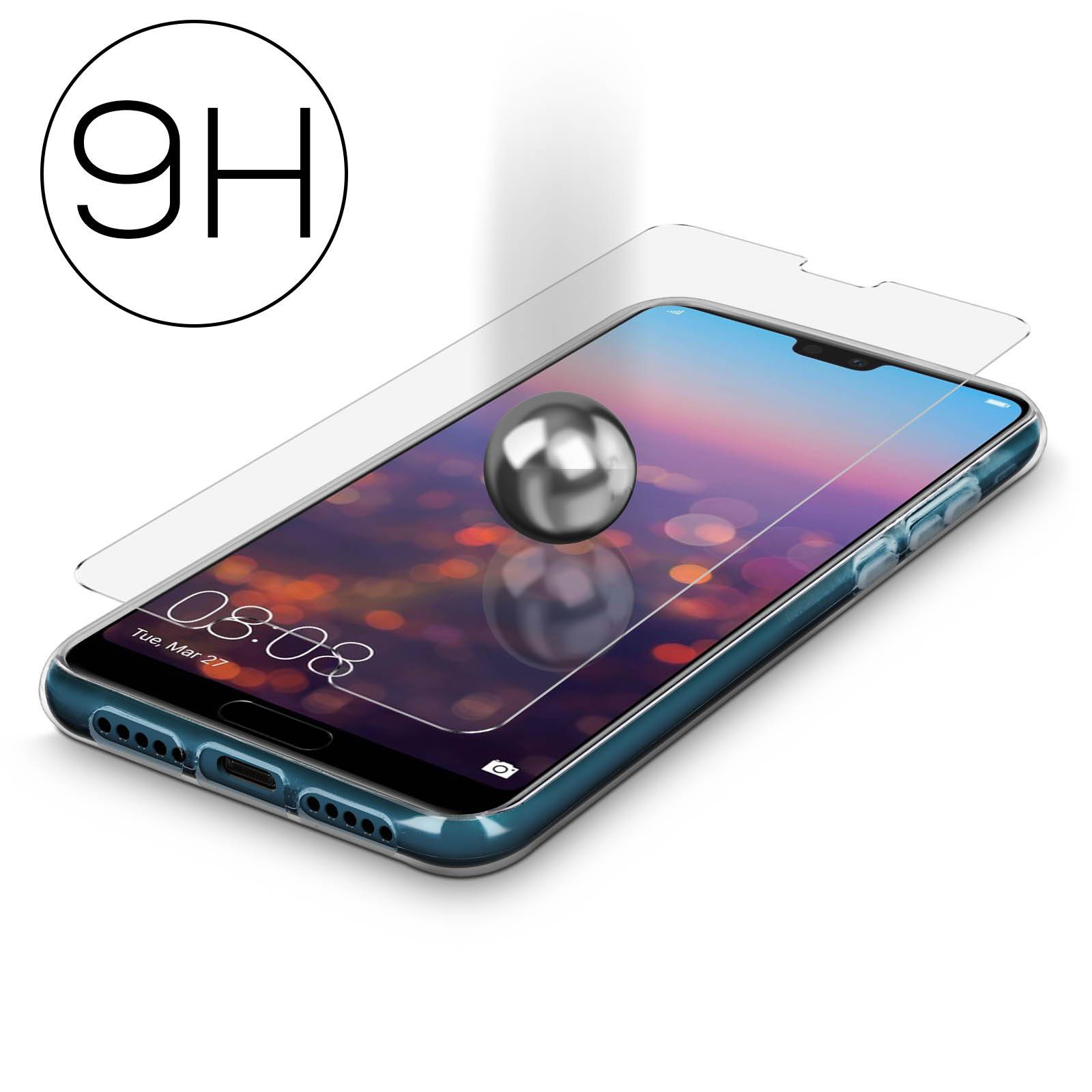 Coque Arrière + Film Verre Trempé 9H Huawei P20-4