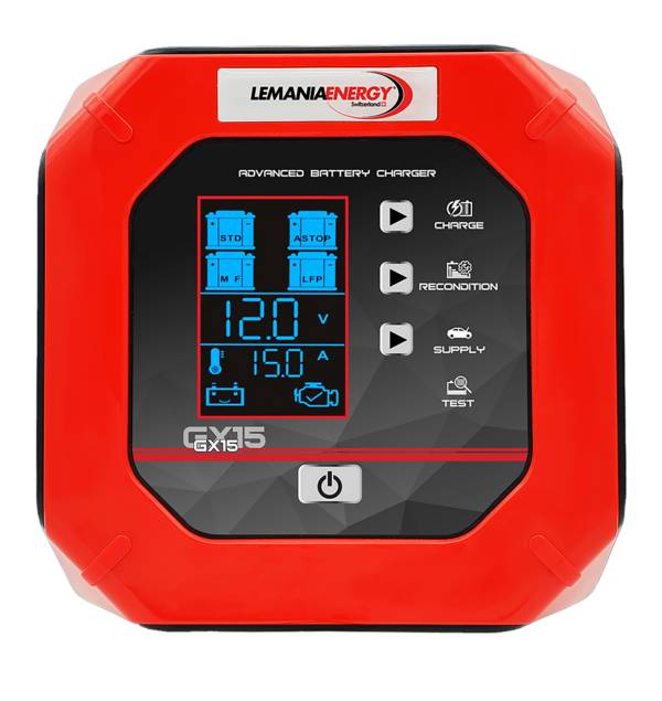 Chargeur de batterie auto intelligent et automatique 12/24 Volts