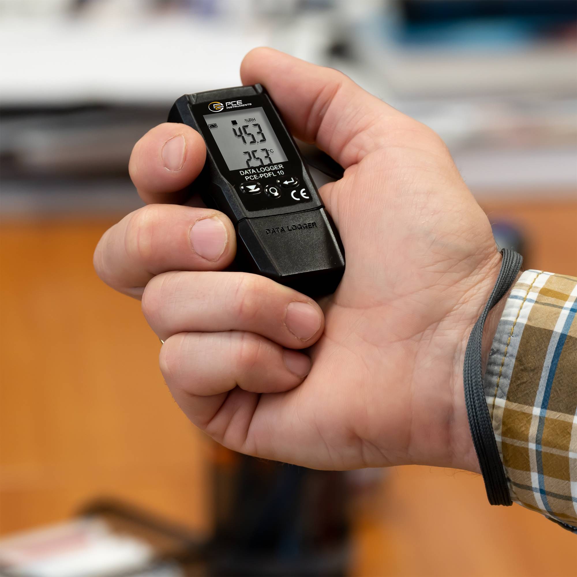 PCE Instruments PCE-PDFL 10 Enregistreur de données PDF Valeur de mesure humidité de l'air, température, pression atmosp-4