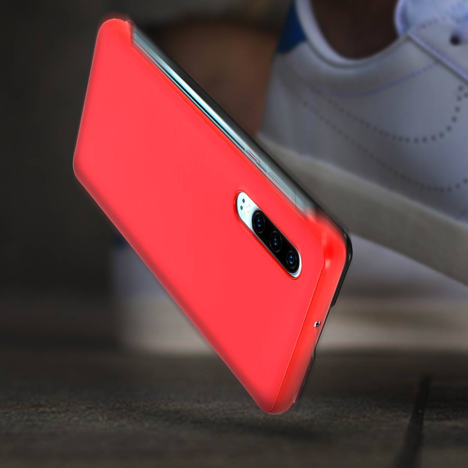 Housse pour Huawei P30 Étui Grande Fenêtre Translucide Coque Rigide-3