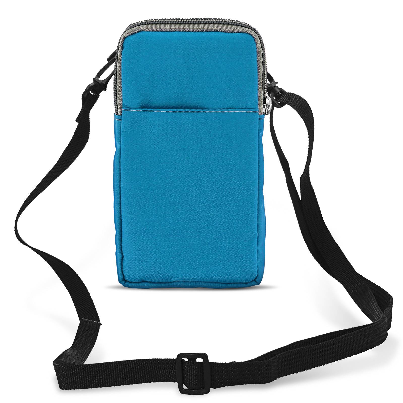 Etui Ceinture Smartphone Passant Mousqueton Lanière 2 Poches-0