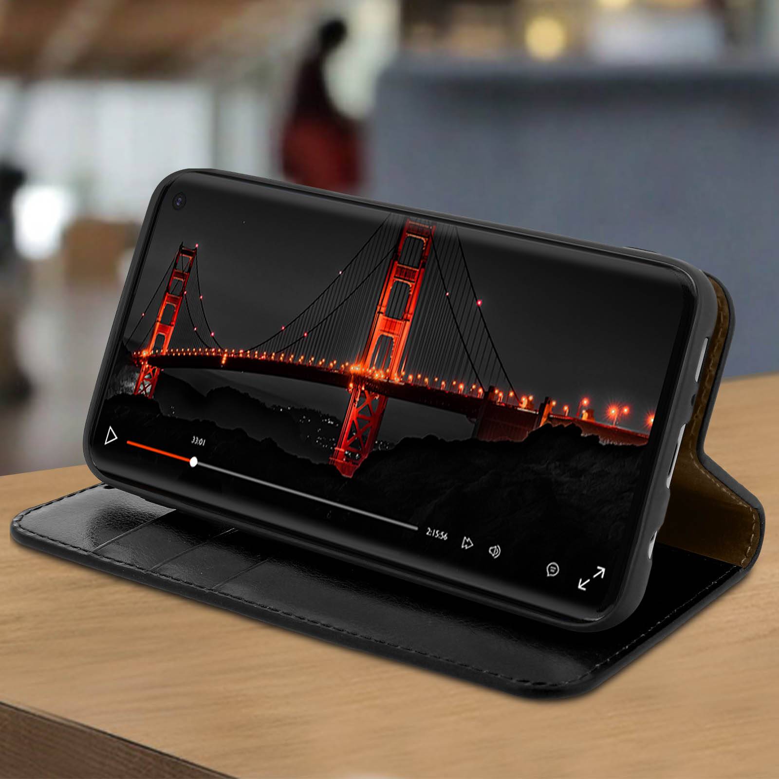 Étui pour Samsung Galaxy S10 Housse Folio Cuir Support Vidéo-3