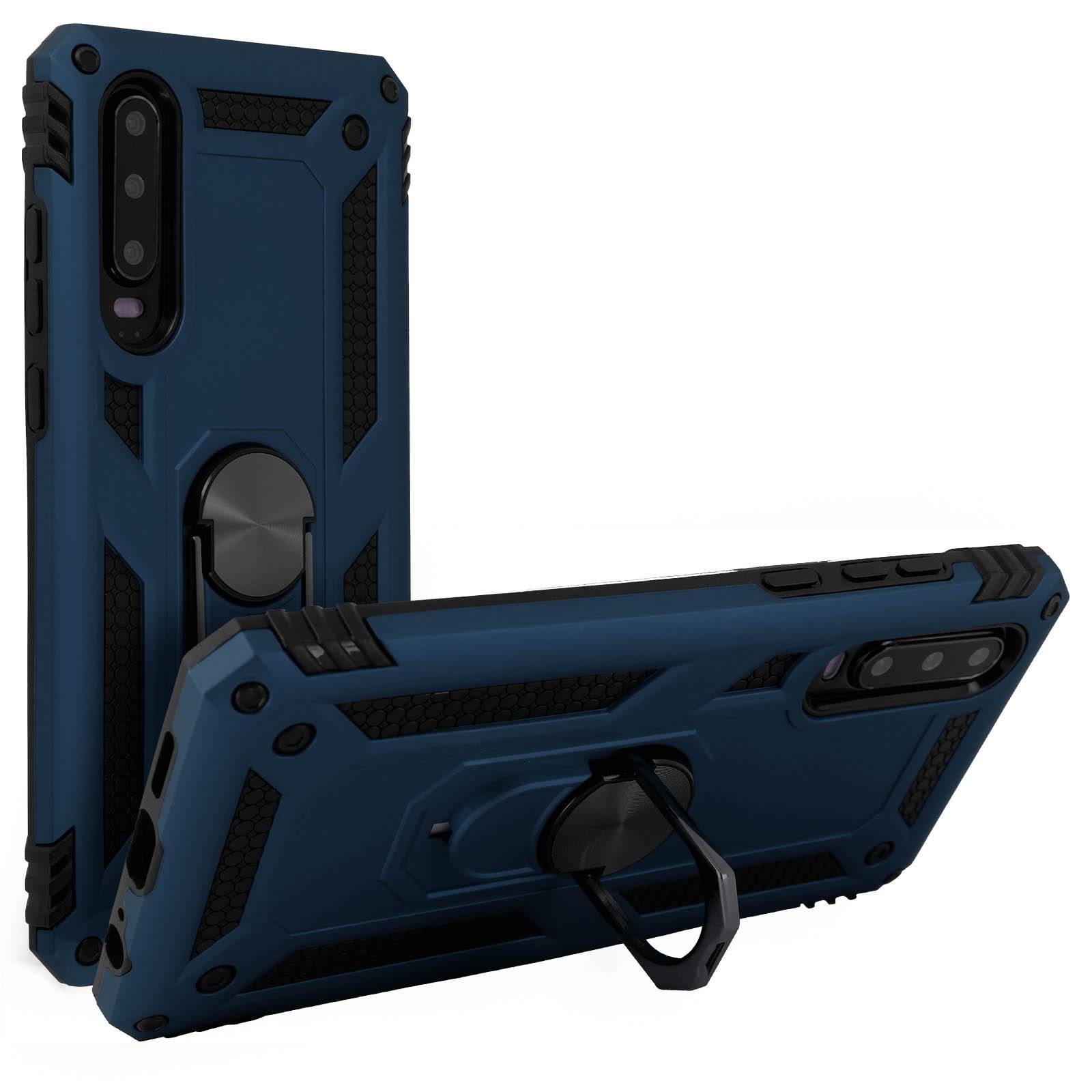 Coque pour Huawei P30 Bi matières Bague Support Vidéo-1
