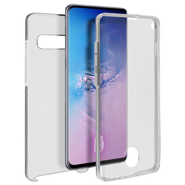 Coque Samsung Galaxy S10 Protection 360° Rigide + Avant Silicone