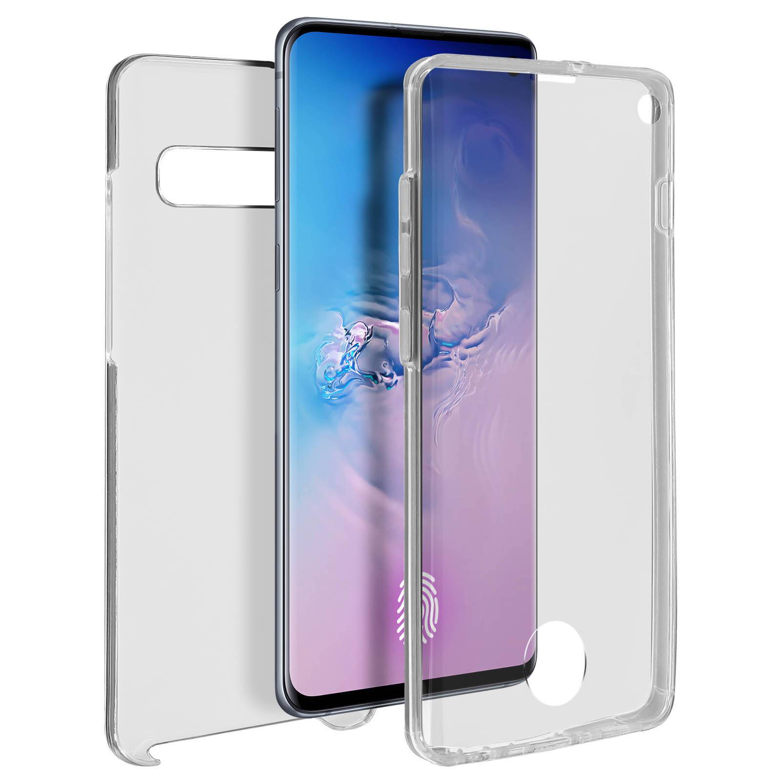 Coque Samsung Galaxy S10 Protection 360° Rigide + Avant Silicone-0