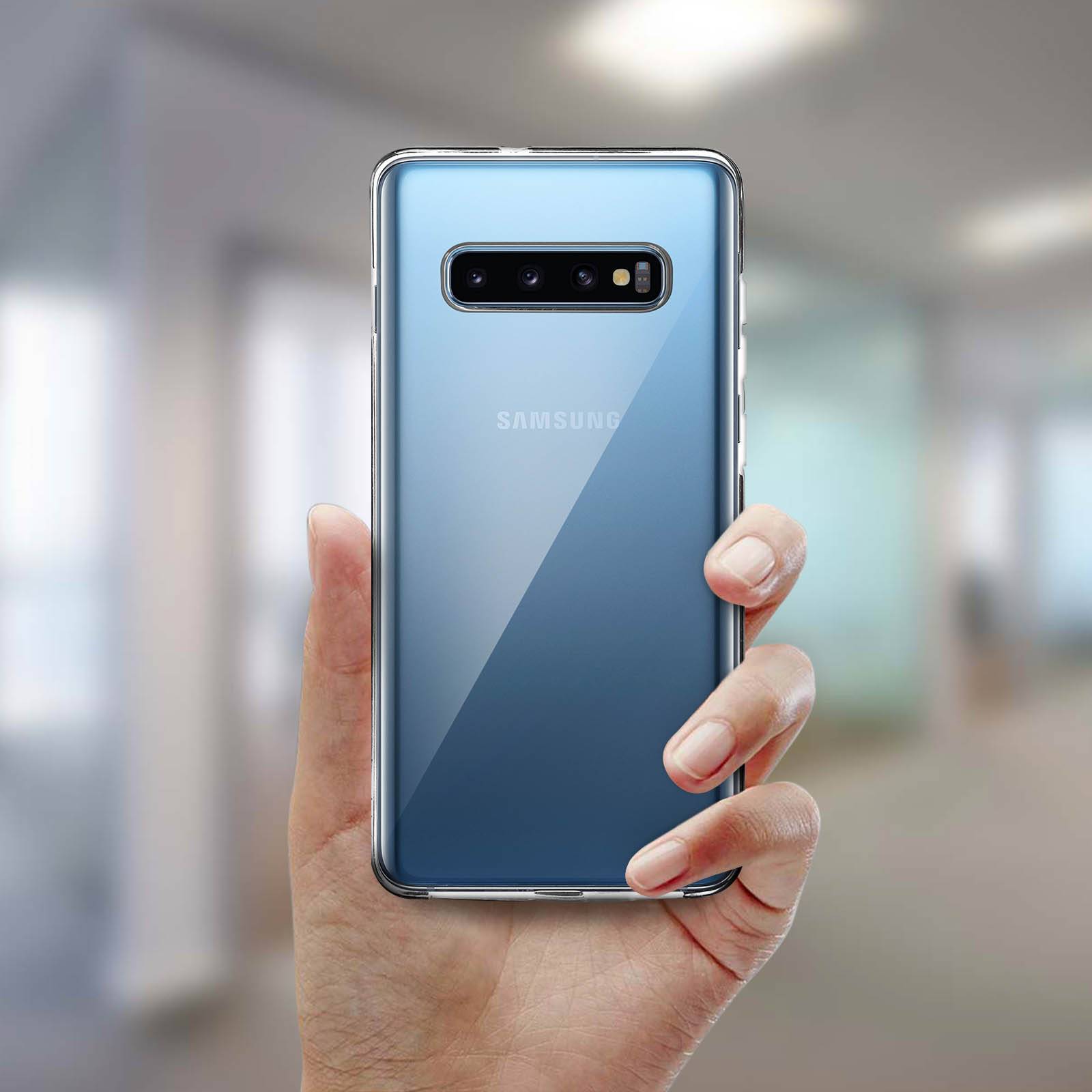 Coque Samsung Galaxy S10 Protection 360° Rigide + Avant Silicone-2