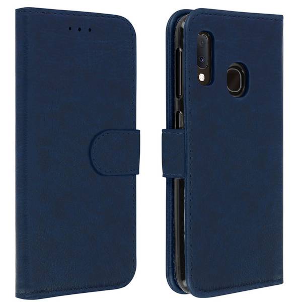 Housse pour Samsung Galaxy A20e Étui Porte-cartes Fonction Support