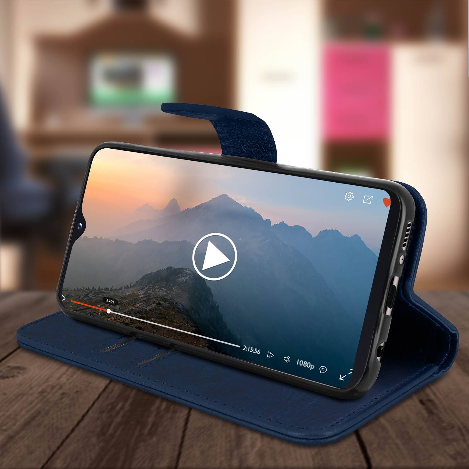 Housse pour Samsung Galaxy A20e Étui Porte-cartes Fonction Support-3