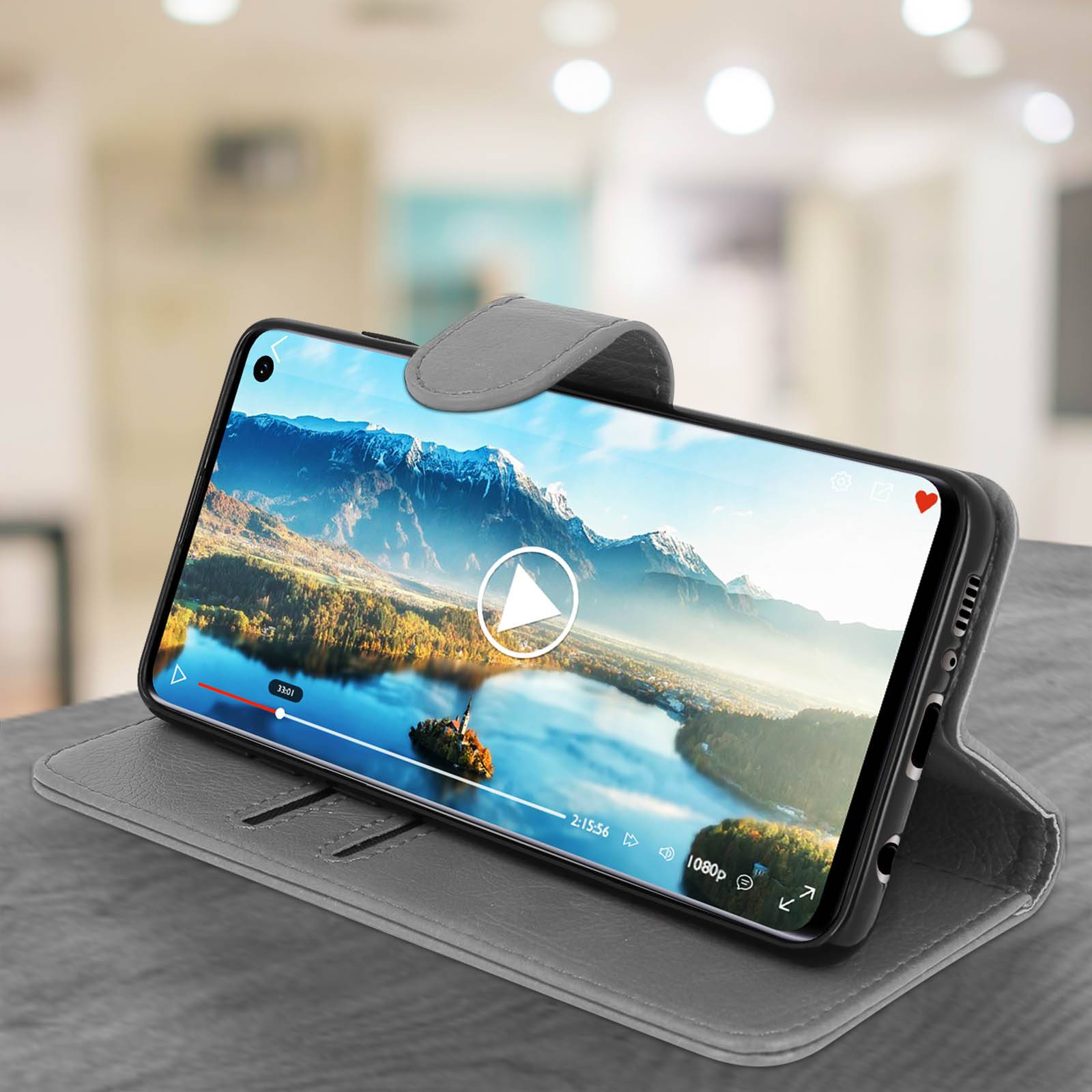 Housse pour Samsung Galaxy S10 Étui Portefeuille Support Stand-3