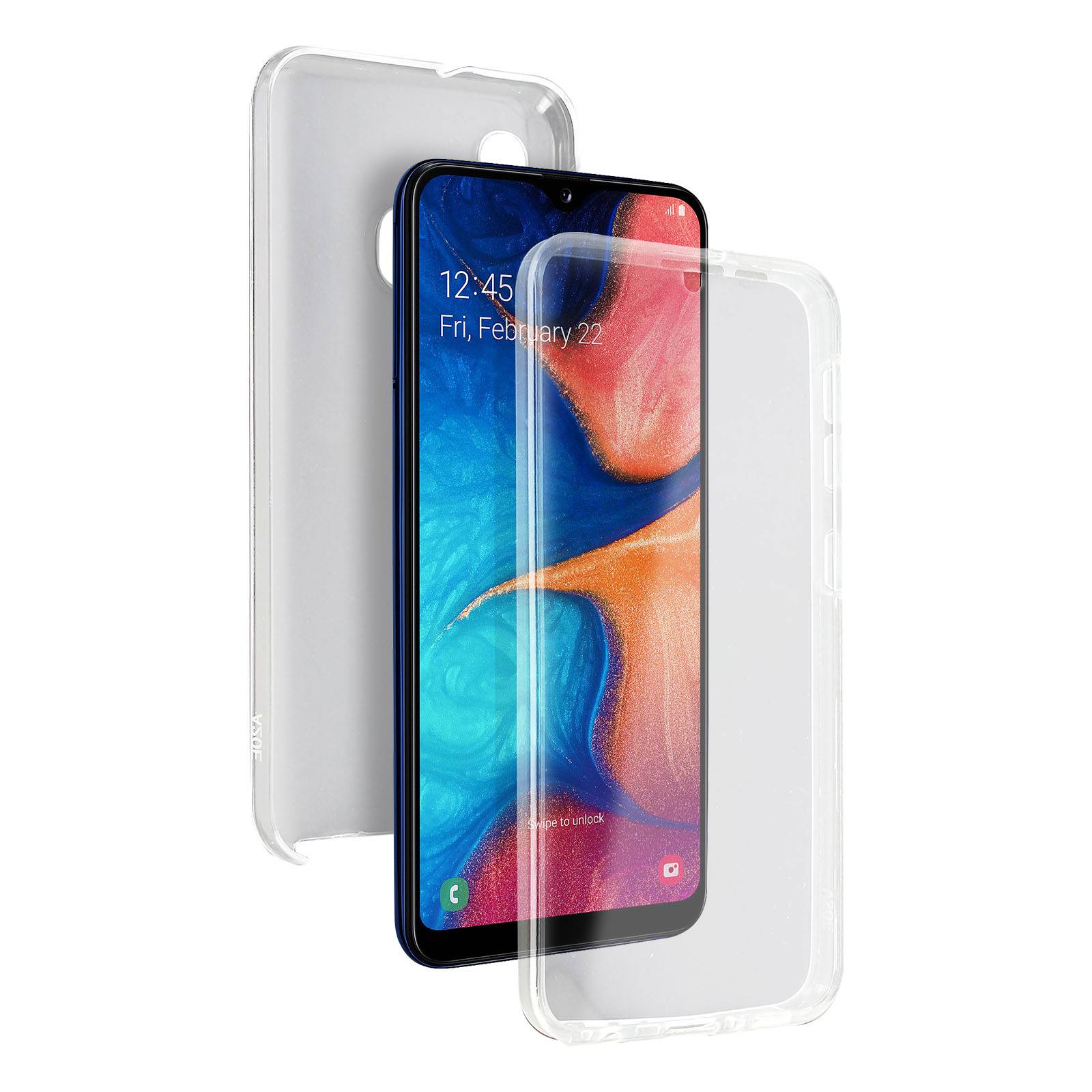 Coque Samsung Galaxy A20e Protection Arrière Rigide Avant Tactile-0